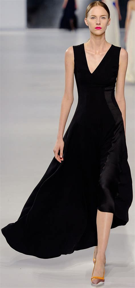 christian dior black dress.